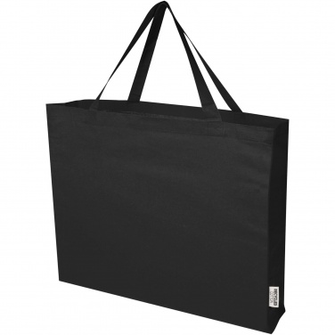 Logo trade promotional giveaway photo of: Odessa 220 g/m² GRS recycled cotton large tote bag