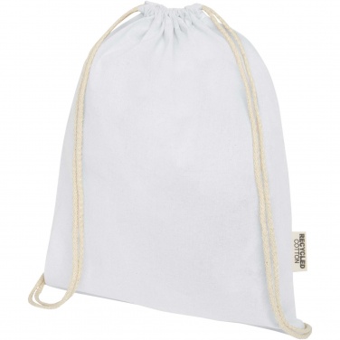 Logotrade promotional giveaways photo of: Oregon 140 g/m² GRS recycled cotton drawstring bag