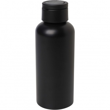 Logo trade promotional giveaways picture of: Trinity 600 ml RCS certified recycled aluminium water bottle with RPET lid
