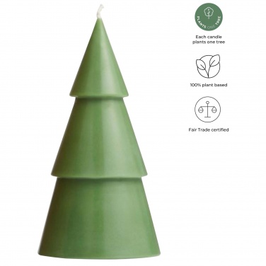 Logo trade promotional merchandise photo of: Originalhome Xmas tree candle - L