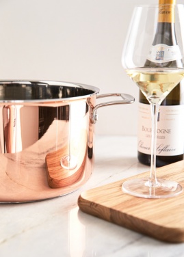 Logo trade advertising products picture of: VINGA Baron copper saucepan