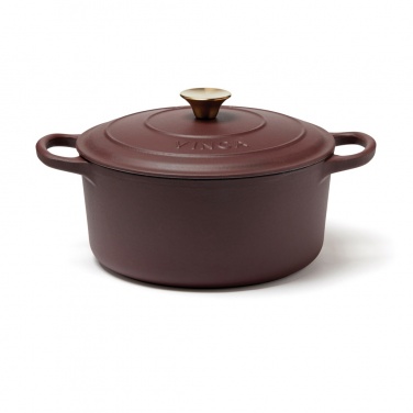 Logo trade advertising products picture of: VINGA Monte enameled cast iron pot 5.5L