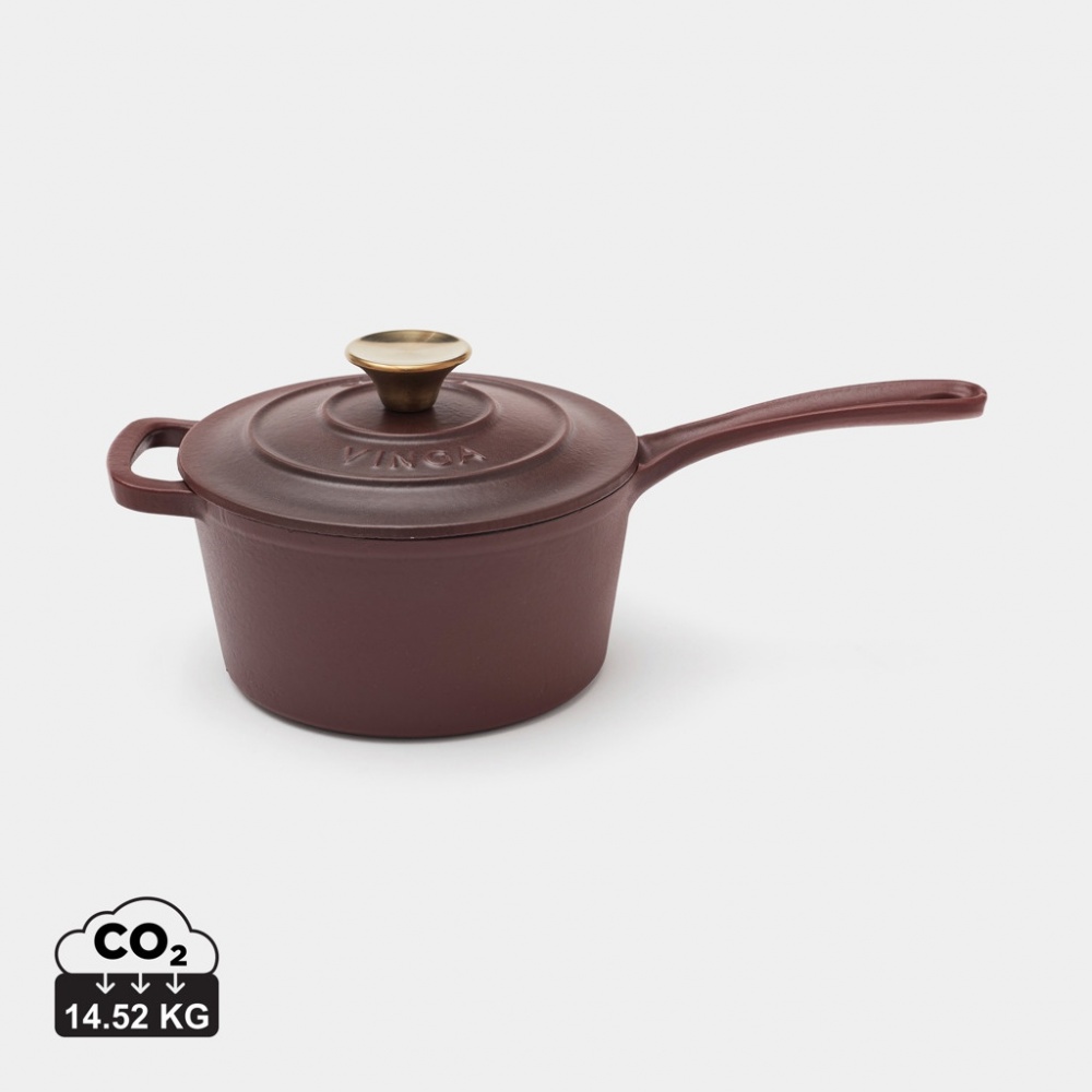 Logotrade promotional items photo of: VINGA Monte enamelled cast iron pot 1,9L