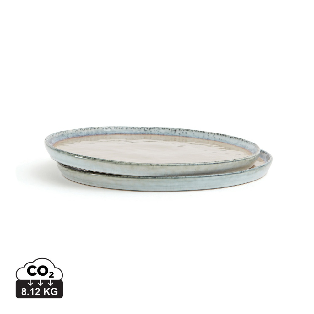 Logo trade promotional gifts image of: VINGA Nomimono plate 26,5 cm, 2 pcs set