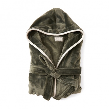 Logo trade advertising products picture of: VINGA Louis luxury plush GRS RPET robe size S-M