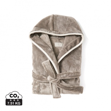 Logotrade promotional product image of: VINGA Louis luxury plush GRS RPET robe size S-M