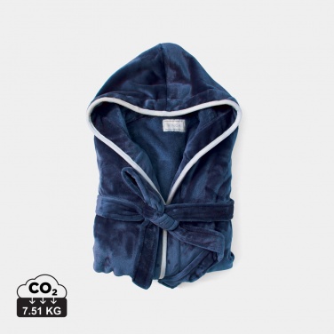 Logo trade promotional gifts picture of: VINGA Louis luxury plush GRS RPET robe size S-M