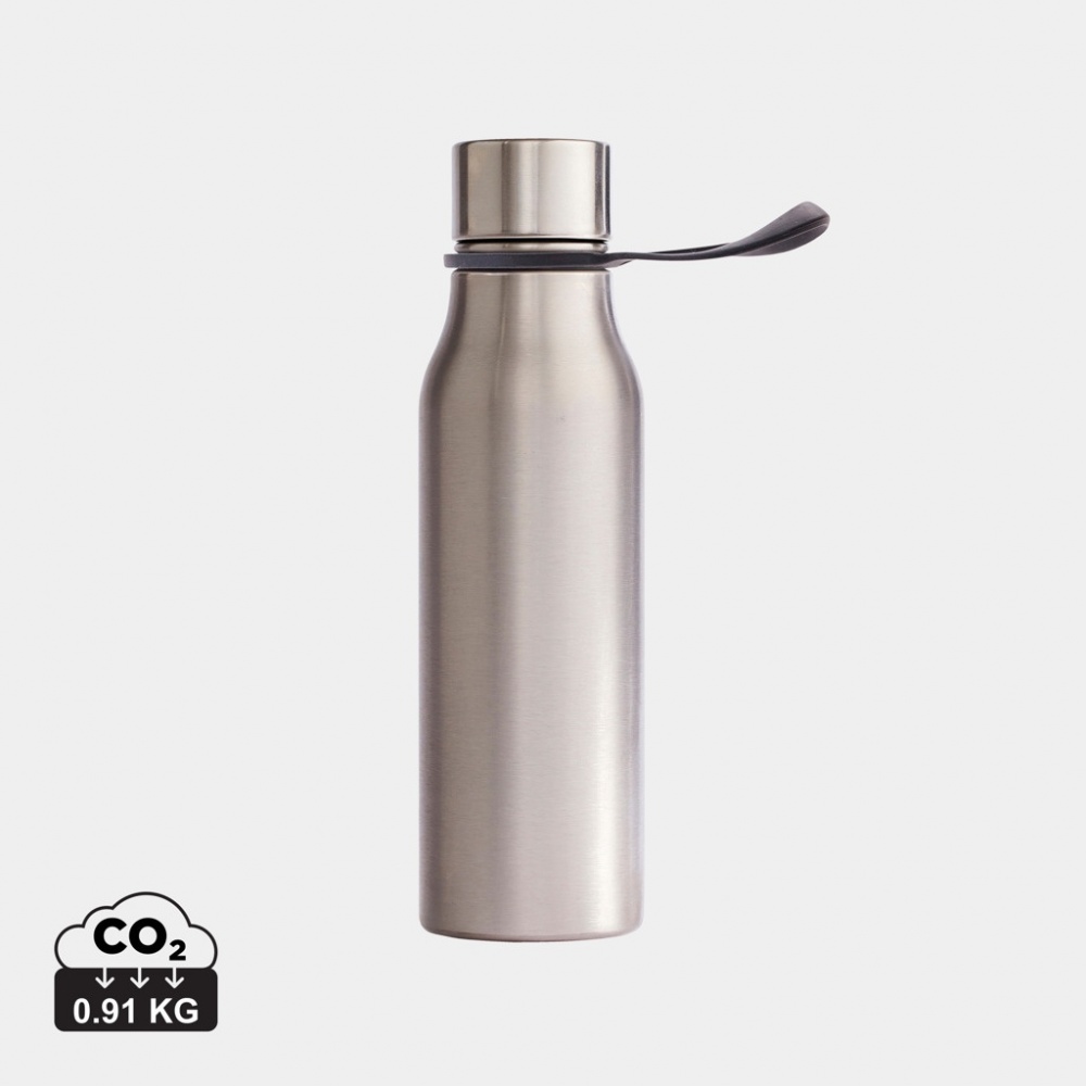 Logo trade promotional gifts picture of: VINGA Lean water bottle steel