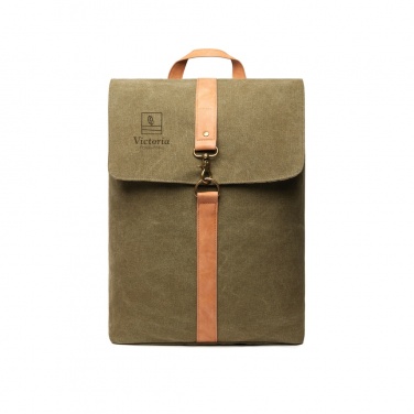 Logotrade promotional product picture of: VINGA Bosler backpack GRS recycled canvas