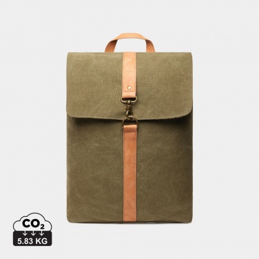 Logotrade promotional item picture of: VINGA Bosler backpack GRS recycled canvas