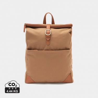 Logo trade business gifts image of: VINGA Sloane rucksack RCS recycled polyester