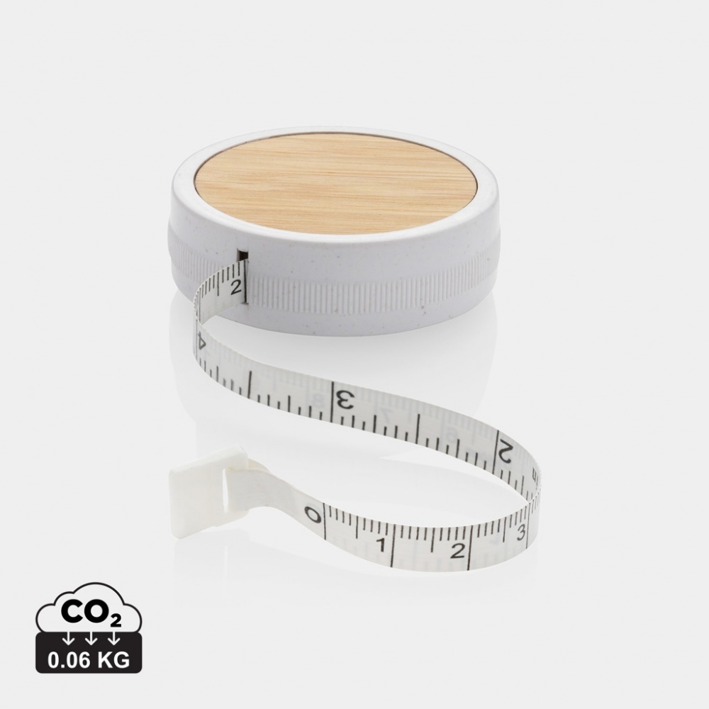 Logotrade advertising products photo of: RCS recycled plastic & bamboo tailor tape