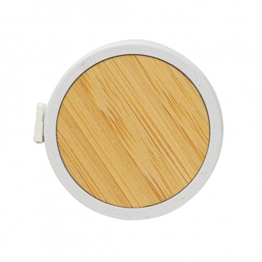 Logo trade corporate gifts image of: RCS recycled plastic & bamboo tailor tape