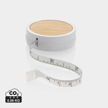 Logotrade promotional product picture of: RCS recycled plastic & bamboo tailor tape