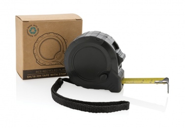 Logo trade corporate gift photo of: RCS recycled plastic 5M/19 mm tape with stop button