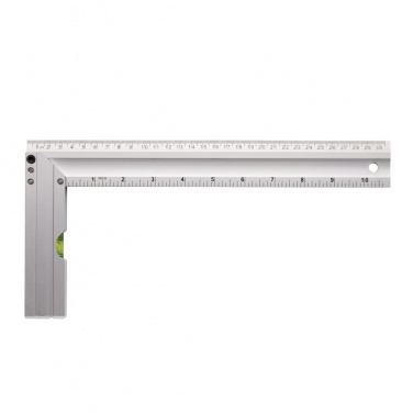 Logo trade advertising products image of: Ruler with level