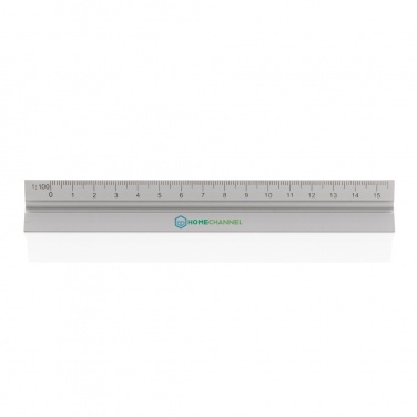 Logotrade promotional items photo of: 15cm. Aluminum triangular ruler