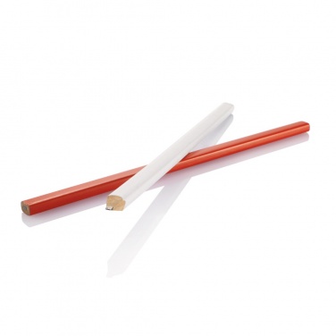Logo trade promotional items picture of: 25cm wooden carpenter pencil