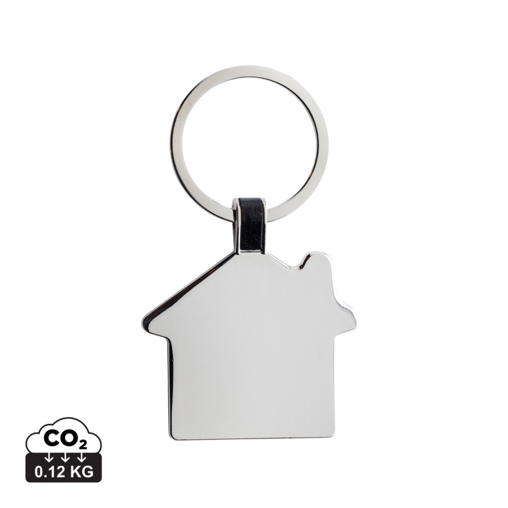 Logotrade corporate gift picture of: RCS recycled zinc alloy house keyring