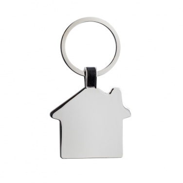 Logotrade promotional gift picture of: RCS recycled zinc alloy house keyring