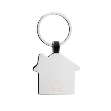 Logo trade advertising products picture of: RCS recycled zinc alloy house keyring