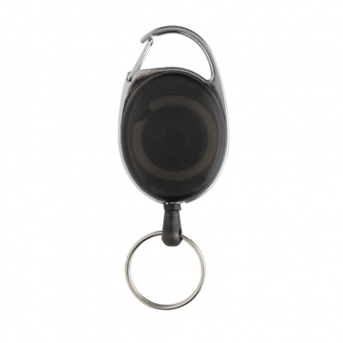 Logotrade promotional merchandise image of: RCS recycled ABS roller clip keychain