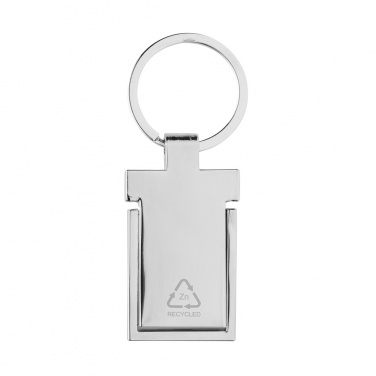 Logotrade promotional giveaway image of: RSC recycled zinc alloy phone stand keychain