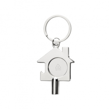 Logotrade promotional items photo of: RCS recycled zinc alloy 3 in 1 keychain