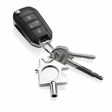 Logotrade promotional item picture of: RCS recycled zinc alloy 3 in 1 keychain