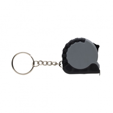 Logotrade promotional item image of: MeasureMate RCS reycled ABS 1 meter tape keychain