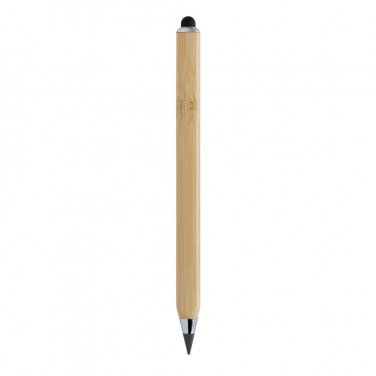 Logo trade promotional gifts image of: Eon bamboo infinity multitasking pen