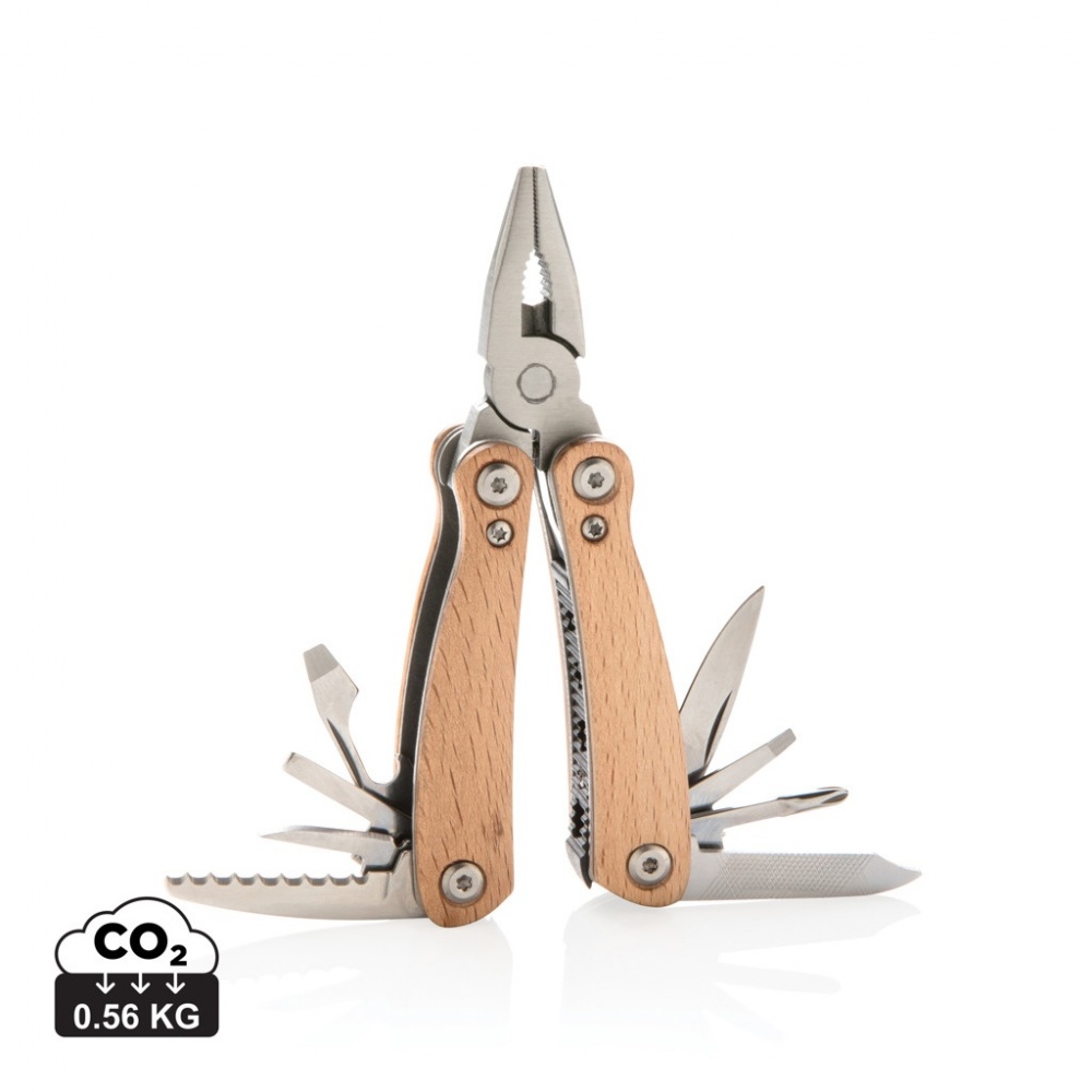 Logo trade promotional items image of: Wood multitool mini