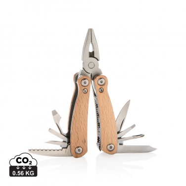 Logo trade advertising products picture of: Wood multitool mini