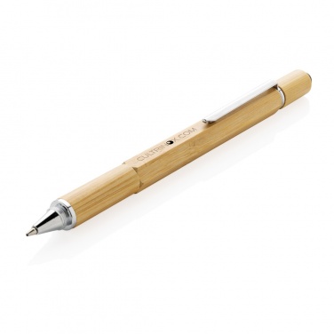 Logotrade promotional items photo of: Bamboo 5-in-1 toolpen