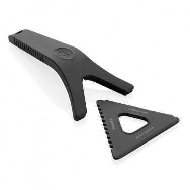 Logo trade promotional gifts picture of: Polard RCS certified recycled plastic 3-in-1 ice scraper
