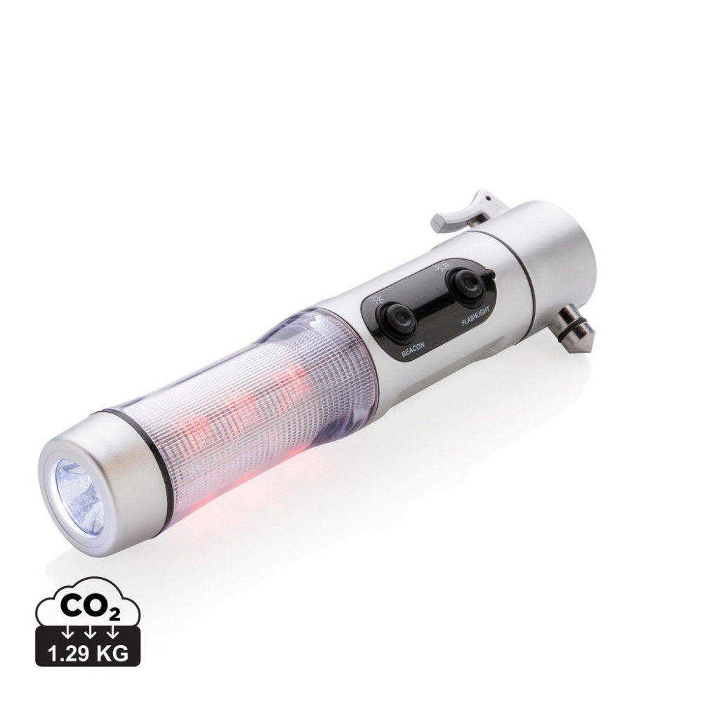 Logotrade promotional product image of: Emergency light with hammer