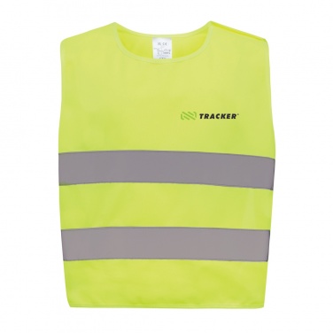 Logo trade advertising products image of: GRS recycled PET high-visibility safety vest 3-6 years