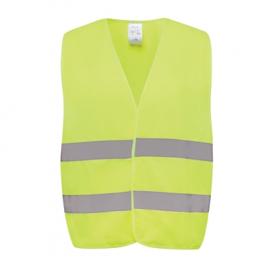 Logo trade promotional giveaway photo of: GRS recycled PET high-visibility safety vest