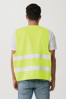 Logo trade corporate gift photo of: GRS recycled PET high-visibility safety vest