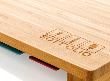 Logo trade corporate gifts image of: Cutting board with 4pcs hygienic boards