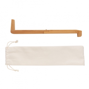 Logotrade promotional giveaway image of: Bamboo portable laptop stand