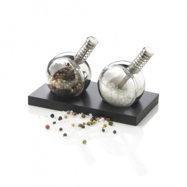 Logo trade corporate gifts image of: Planet pepper & salt set