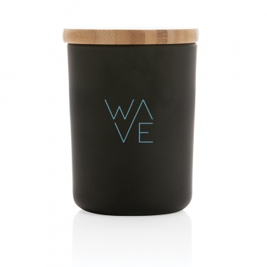 Logotrade promotional giveaway picture of: Ukiyo deluxe scented candle with bamboo lid
