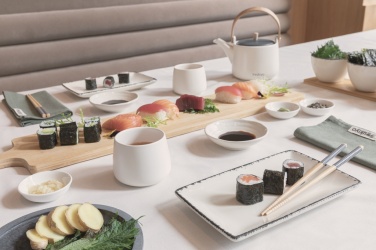 Logotrade promotional gift picture of: Ukiyo 3pc serving bowl set with bamboo tray