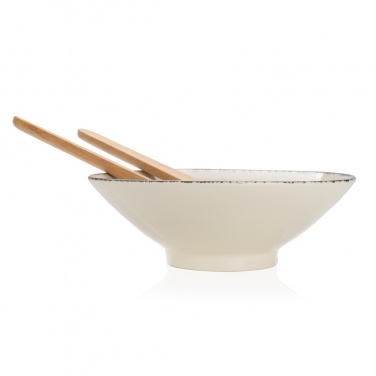 Logotrade promotional item image of: Ukiyo salad bowl with bamboo salad server