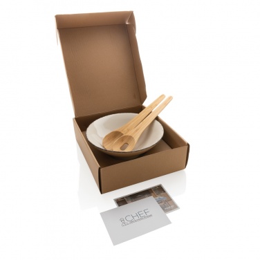 Logotrade business gifts photo of: Ukiyo salad bowl with bamboo salad server
