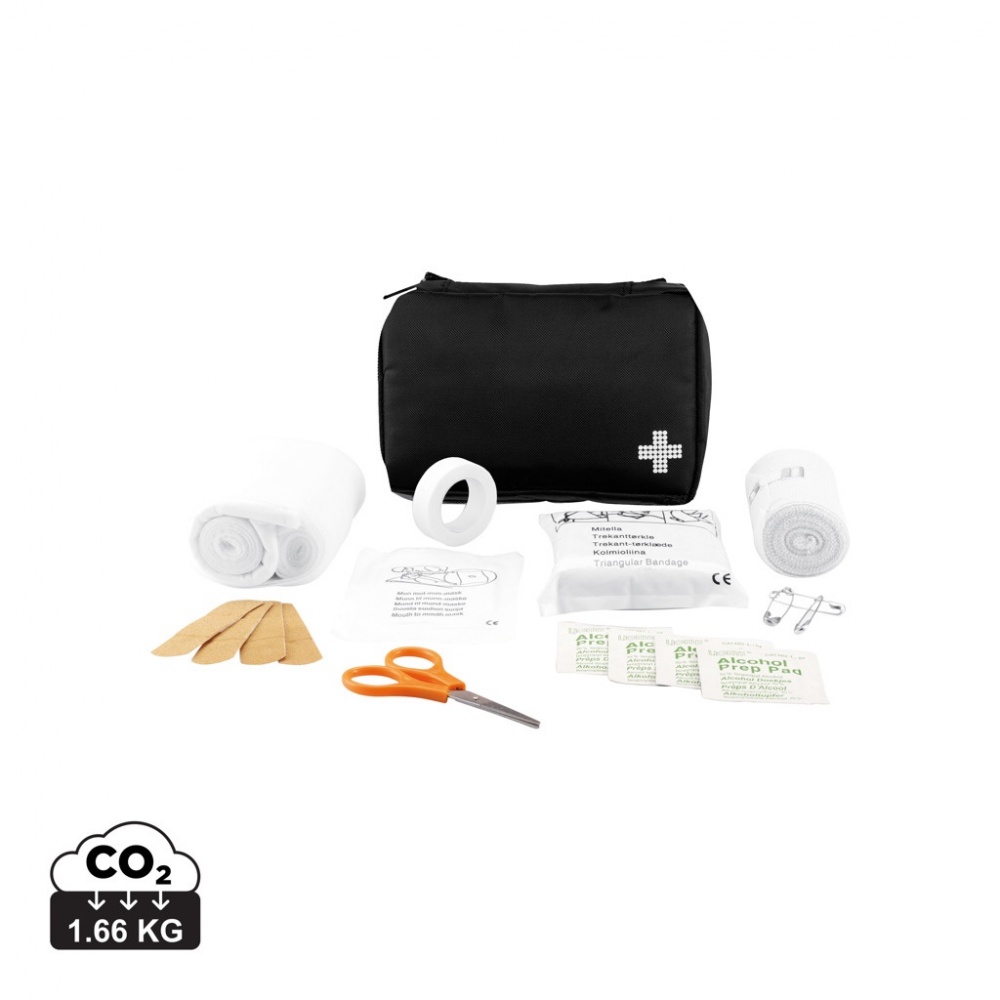 Logo trade corporate gifts image of: Mail size first aid kit