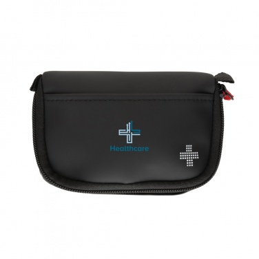 Logotrade promotional giveaway image of: RCS recycled nubuck PU pouch first aid set mailable