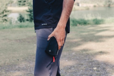 Logo trade promotional merchandise image of: RCS recycled nubuck PU pouch first aid set mailable