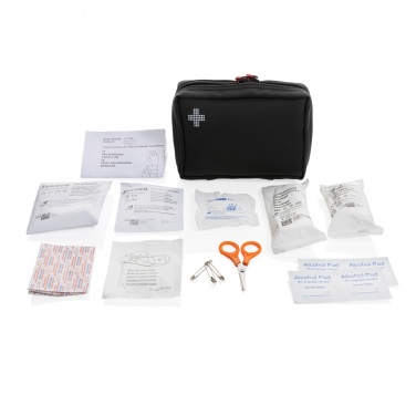 Logotrade promotional merchandise photo of: RCS recycled nubuck PU pouch  first aid set